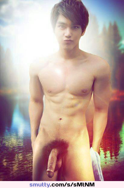 #asian #boy #twink #abs #bigcock #outside #hardon #erection
