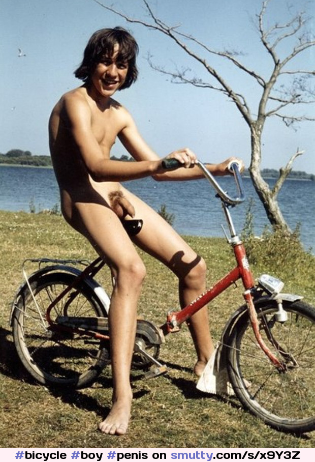 #bicycle #boy #penis #vintage