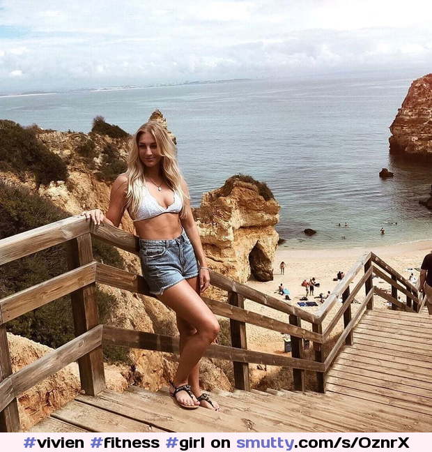 #vivien #fitness #girl #sexy #blondes #bikini #beach #strand #wixvorlage #faptarget