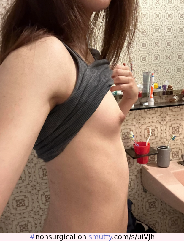 #nonsurgical #transtits #tits #hormones #growing #into #a #little #slut #transisbeautiful #transowman #transgender #nipples #teen #shemale