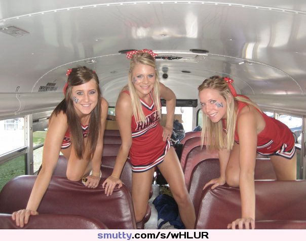 #threesome #cheerleaders #uniforms