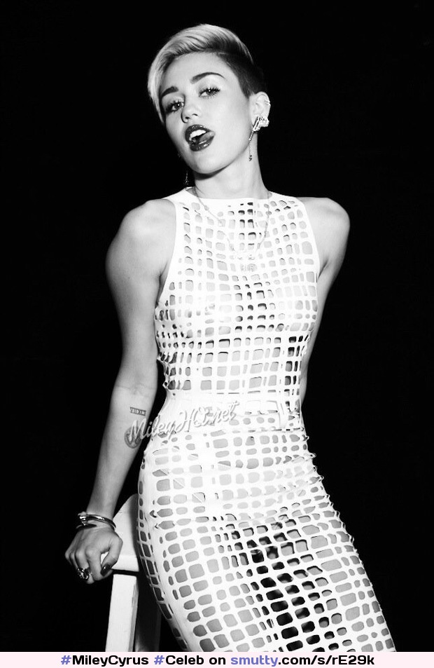 #MileyCyrus #Celeb #Nonnude #SeeThrough #Braless #Nipples #Panties #Tongue