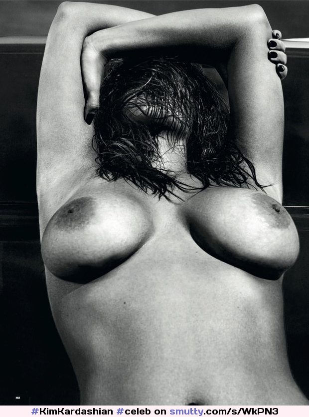 #KimKardashian #celeb #bigtits #topless #nipples