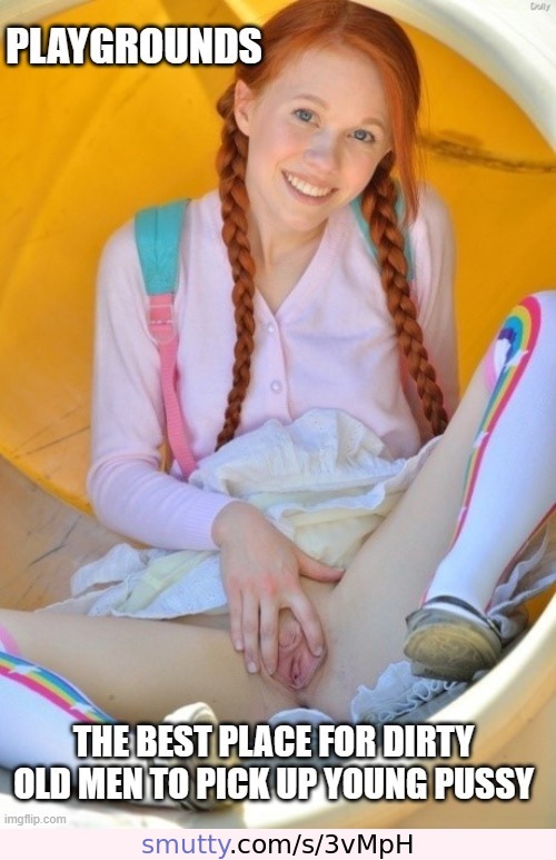 #teen #young #redhead #ginger #pigtails #pussy #playground #park #dirtyoldmen #perv #pervert