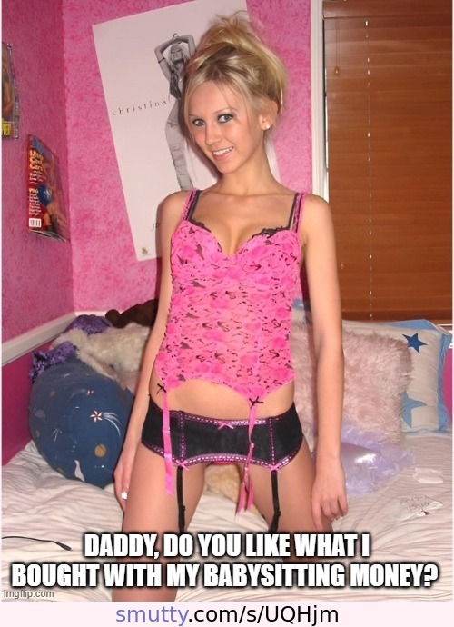 #teen #young #daughter #daddy #ddlg #daddydaughter #lingerie #babysitter