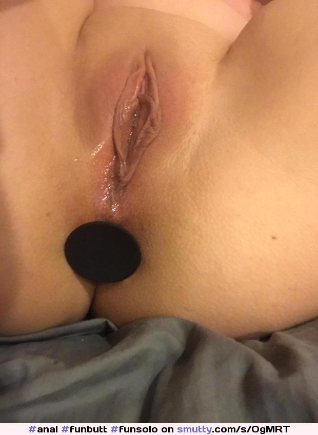 Hubby is out of town for work so I had some fun #anal #funbutt #funsolo #solo #masturbation