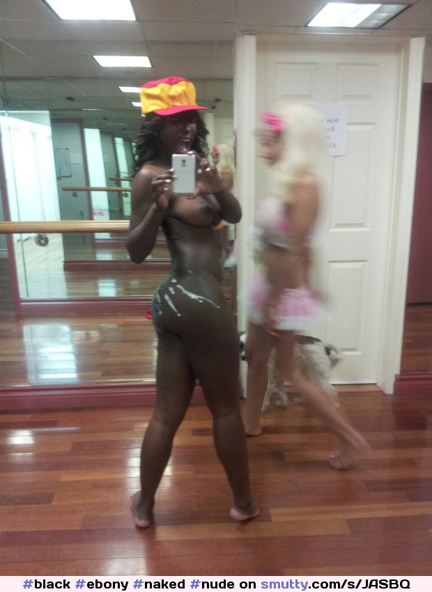#black #ebony #naked #nude #selfie