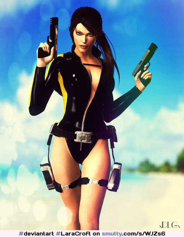 #deviantart #LaraCroft #TombRaider #LaraWetSuit by #xDLGx #DigitalArt #3DArt #Characters #Female #game #guns #hot #sexy #DAZStudio #rsop2018
