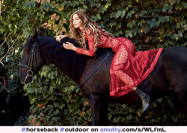 #horseback #outdoor #lacedress #reddress