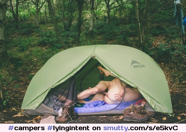 #campers#lyingintent#nude#forest#secludedspot#careless#hankypanky#observed#unaware#fullsexualpenetration#privacydenied#voyeurism
