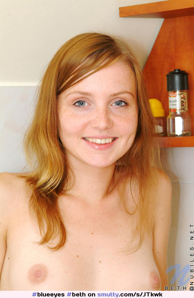 #beth #freckles #face #eyecontact #pale #tinytits #petite