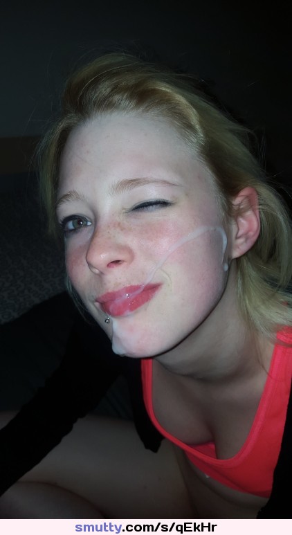 #amateur #facial #blonde #freckles #eyecontact