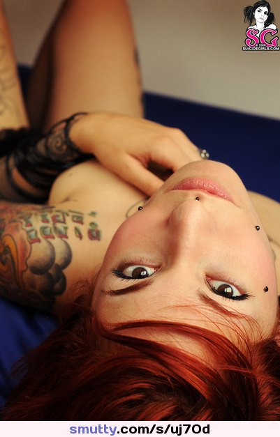 #JaneDoe #redhead #tattoo #pierced