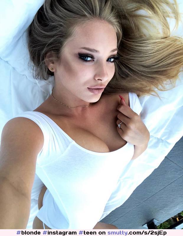#blonde #instagram #teen #17yo #17 #boobs