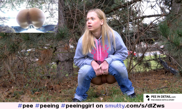 She will have to squat down... +++ #pee #peeing #peeinggirl #outdoorpeeing #pusblicpeeing #peefetish #fetish #piss #pissing #pussy