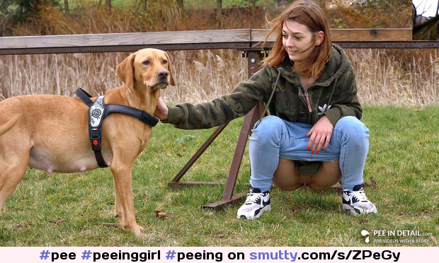 Walking the dog --- #pee #peeinggirl #peeing #peefetish #fetish #piss #pissing #outdoorpeeing