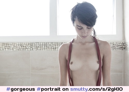 #gorgeous #portrait #eyesdown #pretty #smalltits #slim #slender #lips #tanlines #fit #suspenders #photography