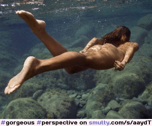 Gorgeous Perspective Underwater Swimming Skinnydipping Diving 