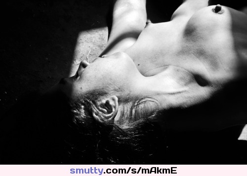 K.rine Burckel #gorgeous #reclining #detail #smalltits #nipples #blackandwhite #portrait #contrast #photography