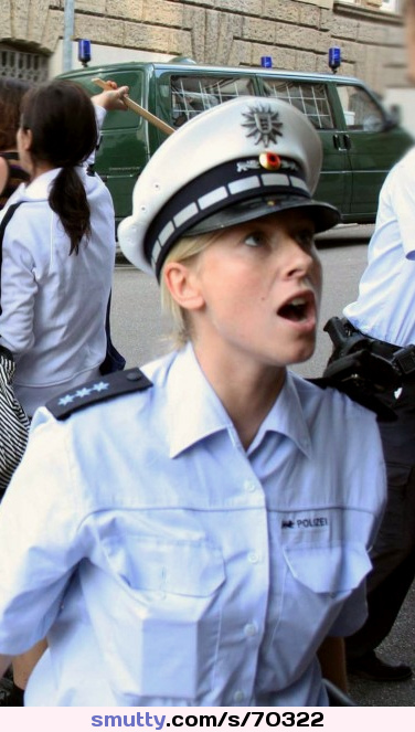 #German #policewoman #blonde