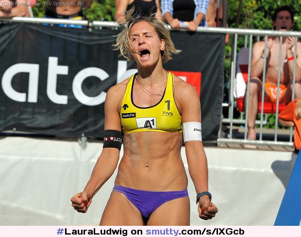 #LauraLudwig #beachvolleyball #sporty #muscular #muscularwoman #athletic #fitbody