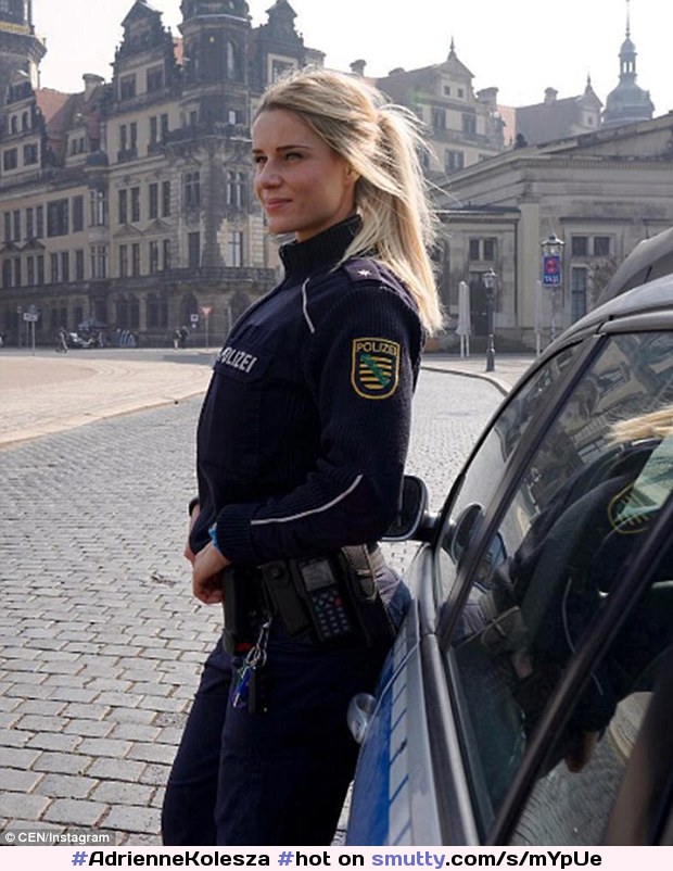 #AdrienneKolesza #hot #German #policewoman