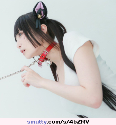 #asian #asiangirl #asianhottie #catears #catgirl #collar #collared #leash #...