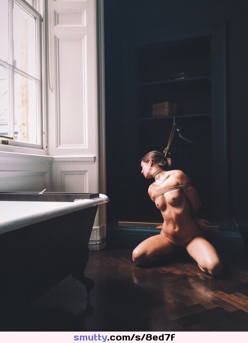 #submissive #submissivegirl #rope #ropes #ropebondage #armsback #armsbehindback #kneeling #nude #naked