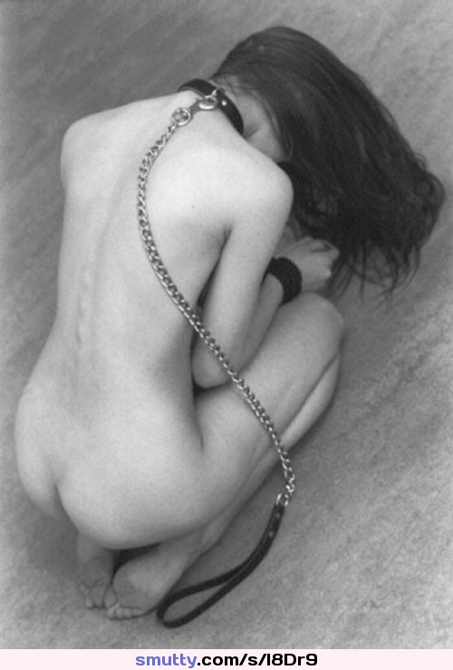#BlackAndWhite #collar #collared #leash #leashed #leashandcollar #collarandleash #kneeling #pet #petgirl #slave #slavegirl #nude #naked
