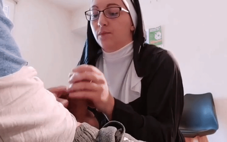 #gif#nun gets a taste of cock