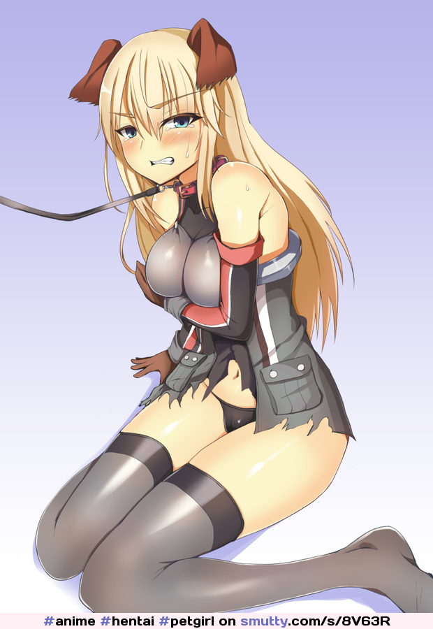 Pet Girl Anime Porn - anime #hentai #petgirl #pet #collared #collar #leash #leashed #stockings  #blond | smutty.com