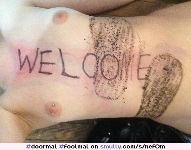 #doormat #footmat #humiliation #degraded #slut #humanfootmat #worthlesspieceofcunt #fuckher #abuseher