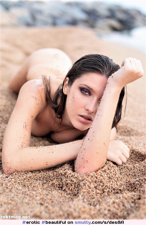 #erotic #beautiful #nudist #beach #eyecontact #brunette