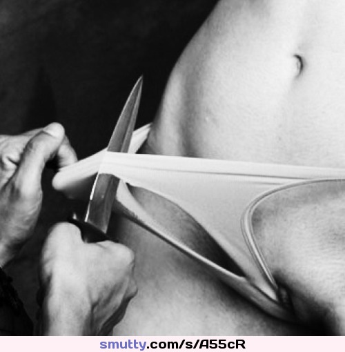 #blackandwhite #panties #knife #danger #dangerplay #knifeplay
