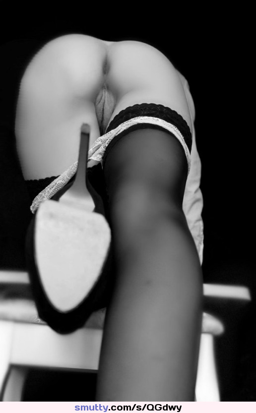 #BlackAndWhite #sexy #erotic #pussy #ass #thighs #legs #heels #stockings #nylons #panties #pantiesdown #mistress #femdom #pov #yesmistress