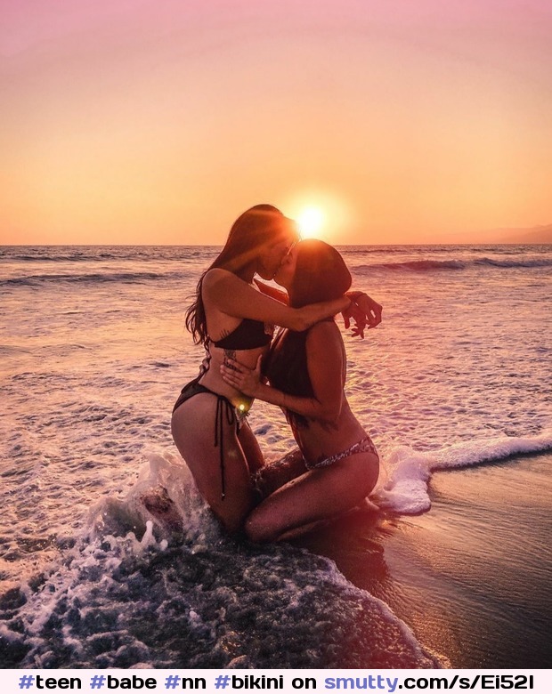 #teen #babe #nn #bikini #brunette #lesbian #kissing #outdoor #beach #seaside #sunset #romantic #sexy #erotic #seductive #sultry #beautiful