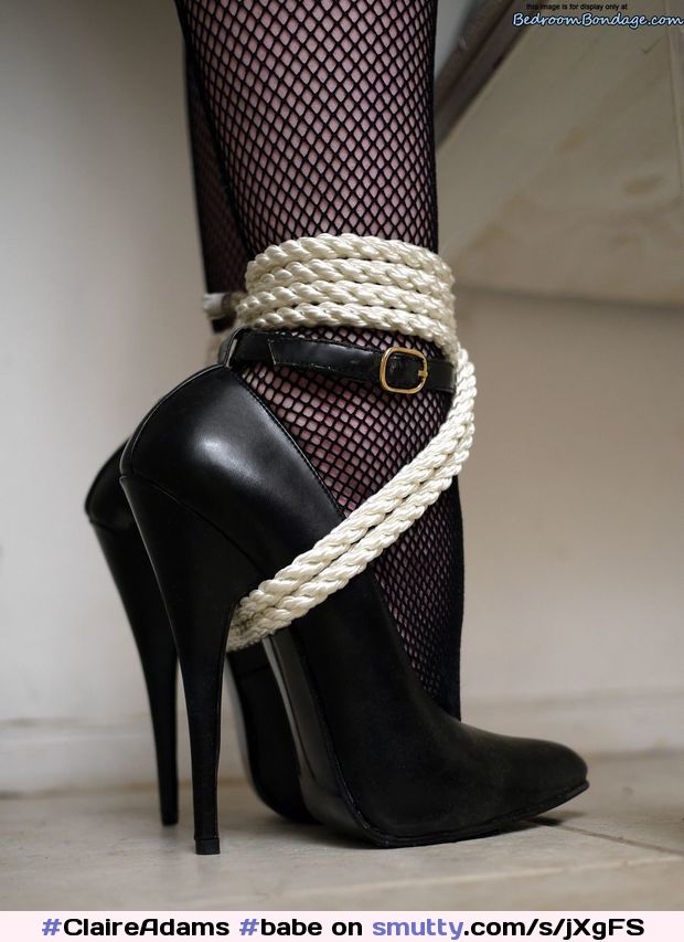 #ClaireAdams #babe #noface #legs #feet #heels #heelwank #bdsm #bondage #ropebondage #bound #kinky #sexy #hot #slavegirl #pov #stockings