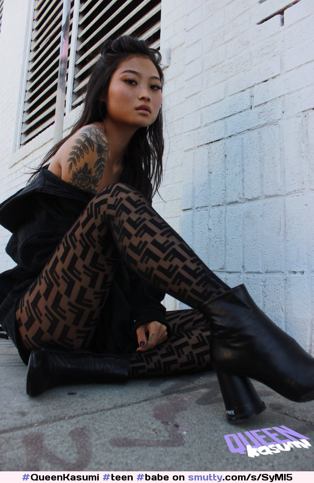 #QueenKasumi #teen #babe #asian #tattooed #sexy #erotic #seductive #sultry #hot #hottie #richbitch #GhettoHoe #legs #pantyhose #boots #nn