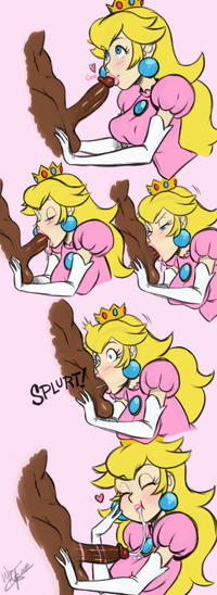 Princess Peach Blowjob - Princess Peach Hentai Blowjob | Sex Pictures Pass