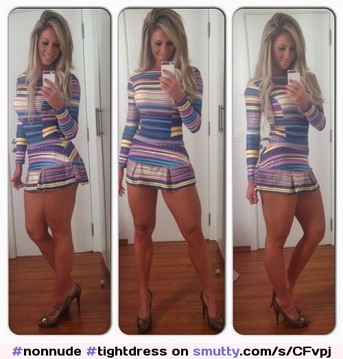 #nonnude #tightdress #minidress #shortdress #slutwear #redeema #selfie #selfshot #highheels