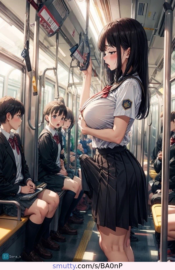 #anime#hentai#sissy#publicboner#train