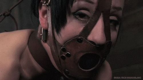 #broken #eyes #gagged #gif #submissive.