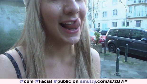cum face public on with In