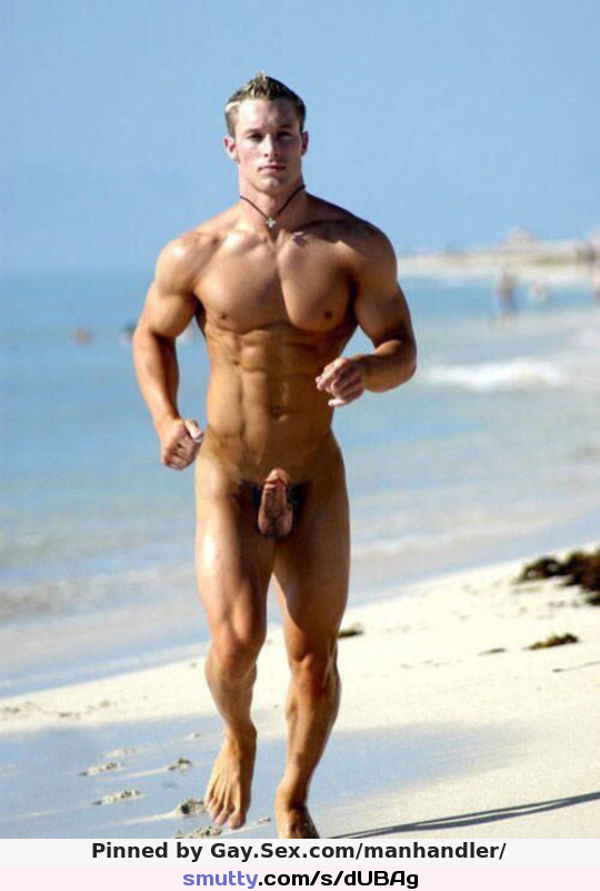 Sexy Naked Beach Hunks Gif