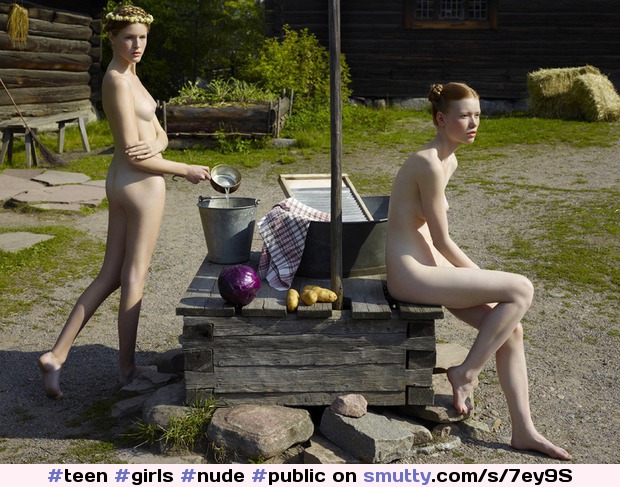 #teen #girls #nude #public