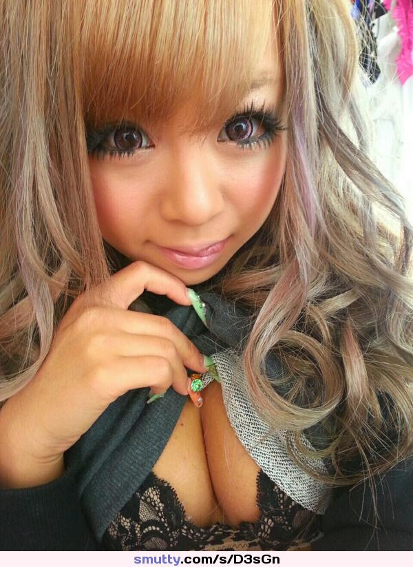 #asian #Japanese #japanesegirlsrule #Gyaru #dollface #bigeyes bigtits #kawaii