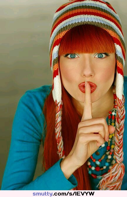 #portrait #redhead #redhair #ginger #redlips #blueeyes #finger #shhhh #sexy #beautifulface
