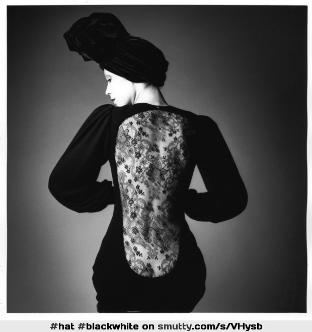 #blackwhite #jeanloupsieff #art #photography #photoart #dress clothed #elegant #classy #lingerie #lace #back #hat