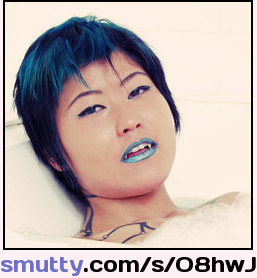 Jade-blue Eclipse Bubble Bath Vampire Cyborg #hot #cute #geek #nerd