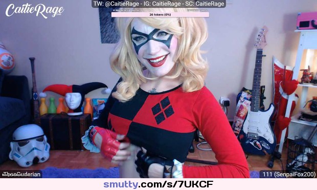 CatieCroft Cosplaying Harley Quinn